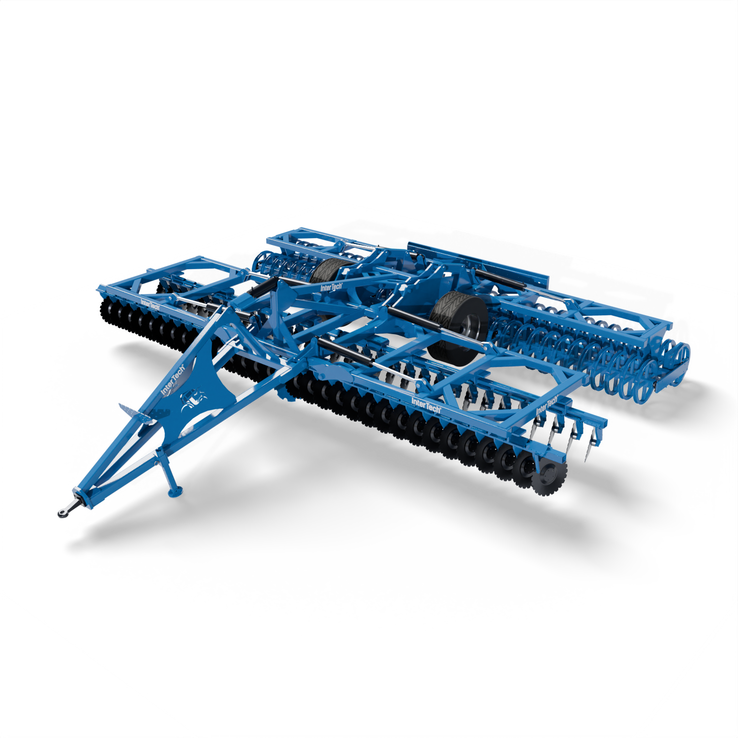 TRAILED HYDRAULIC HARROW IN HD VERSION