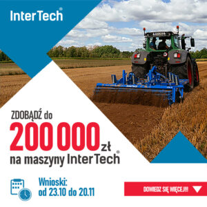 Skorzystaj z dofinansowania aż do 200 000 zł i zamów maszyny InterTech!