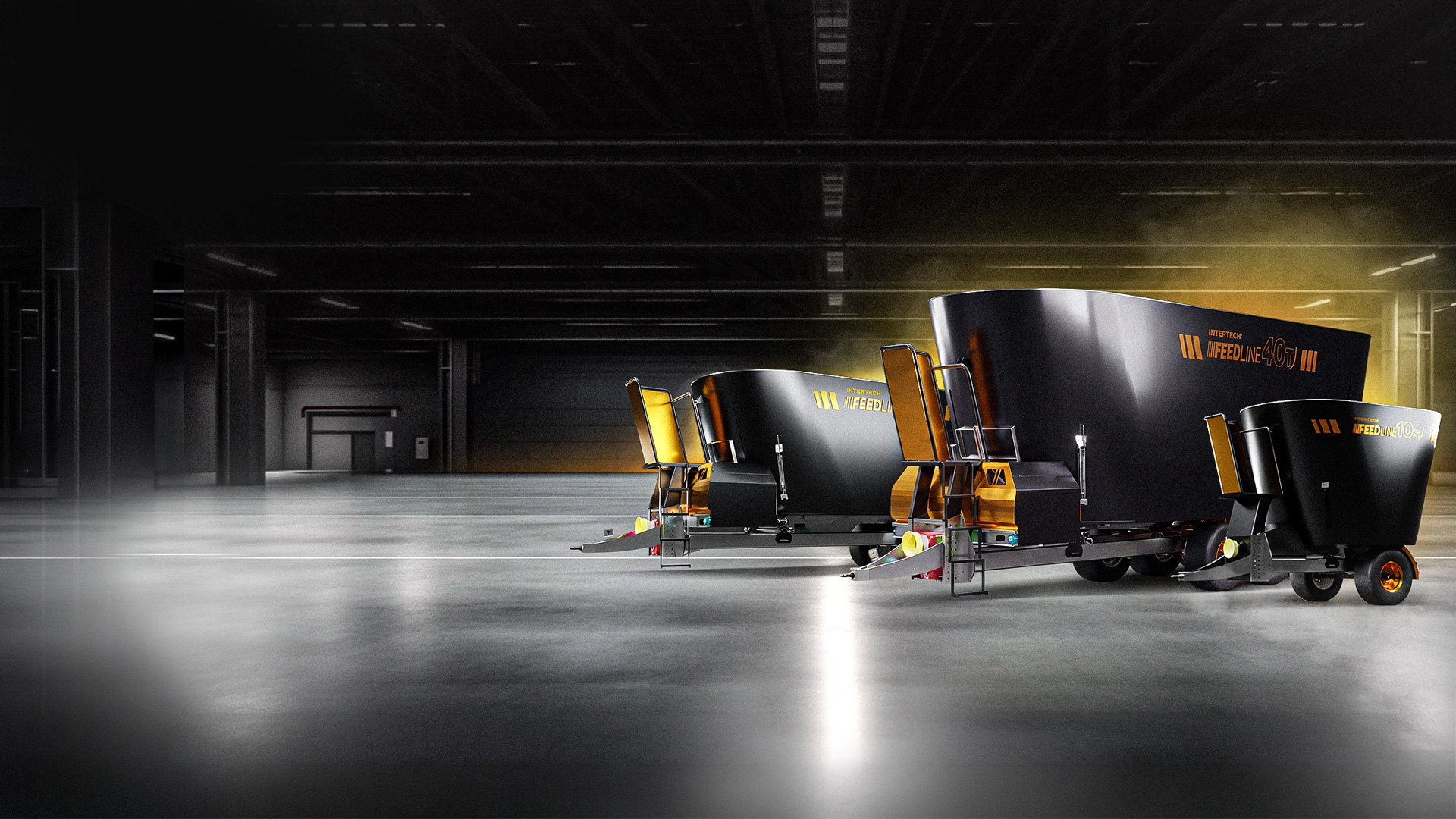 FEED Line feed mixer wagons