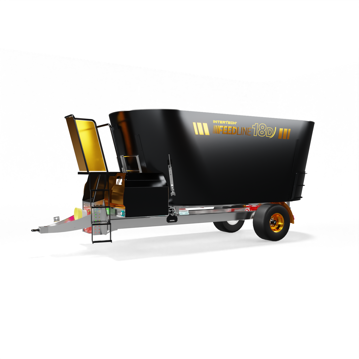 Two-auger feed mixer wagon D series